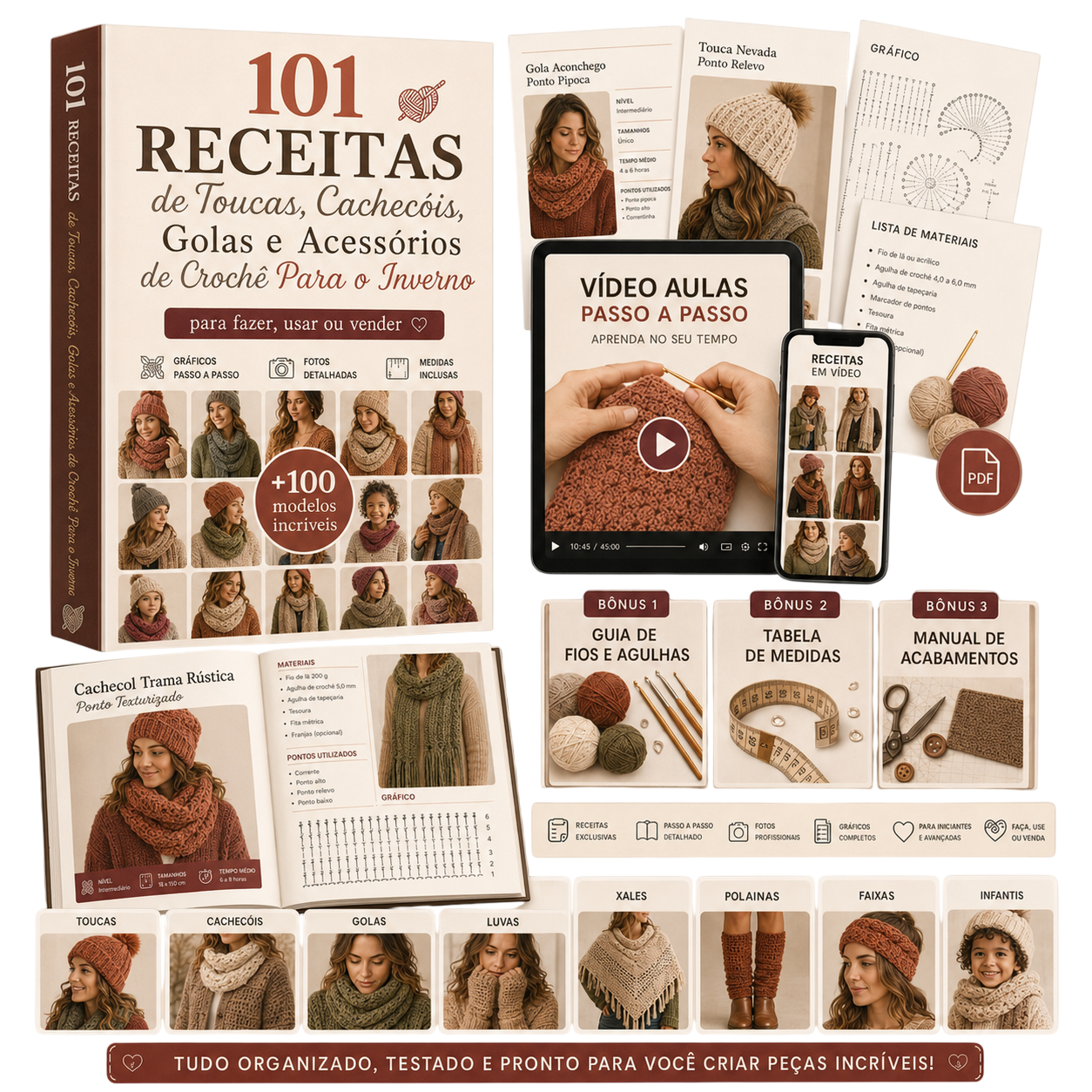 Mockup do plano completo com receitas e bônus